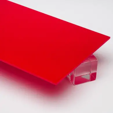9.8mm Parça Pleksi Levha (Kırmızı Pleksiglass)