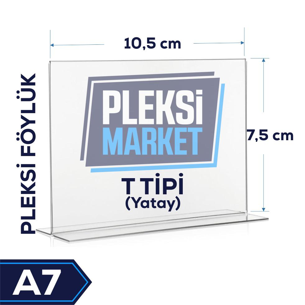 A7 T Tipi Pleksi Föylük (Yatay)