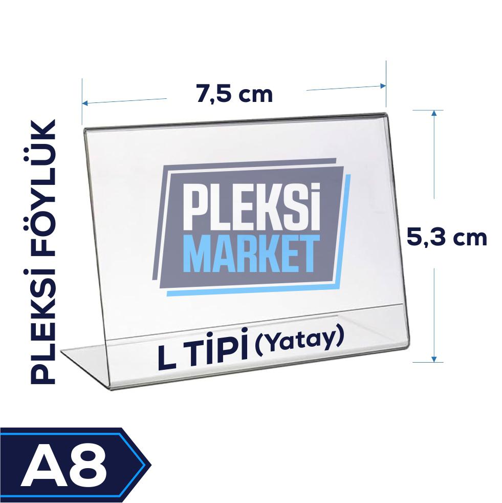 A8 L Tipi Pleksi Föylük (Yatay)