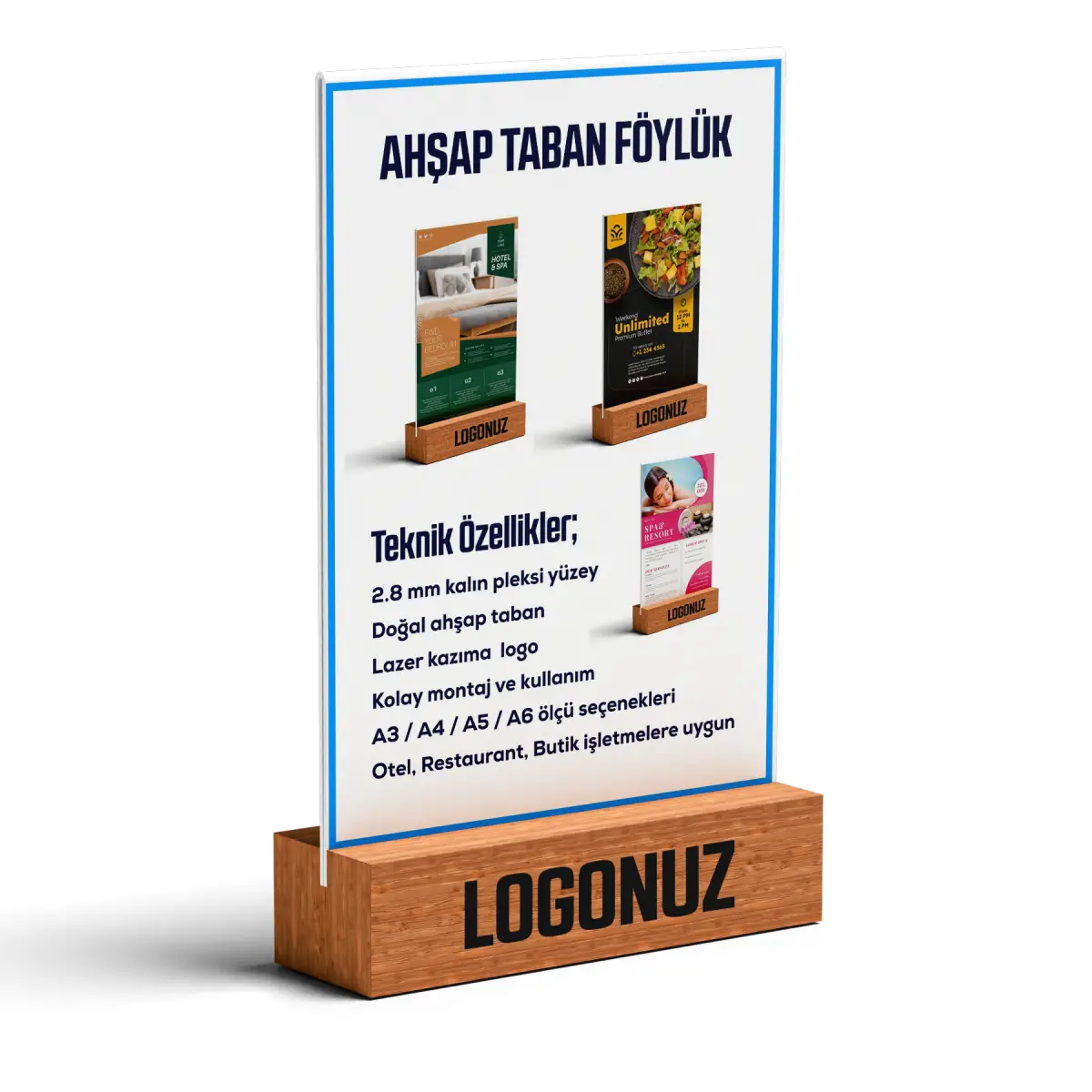 Ahşap Taban Pleksi Föylük 