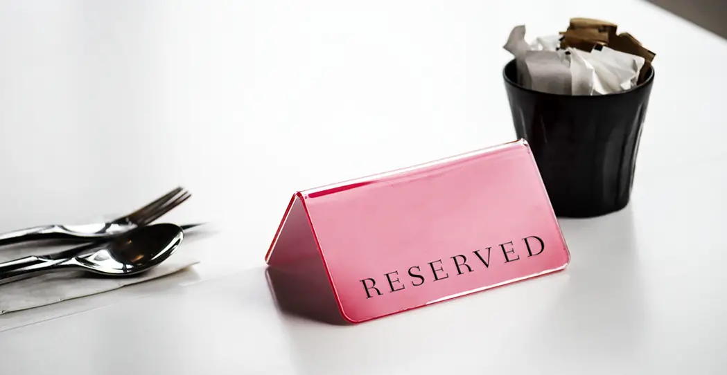 Restaurant Pleksi Rezerve İsimlik