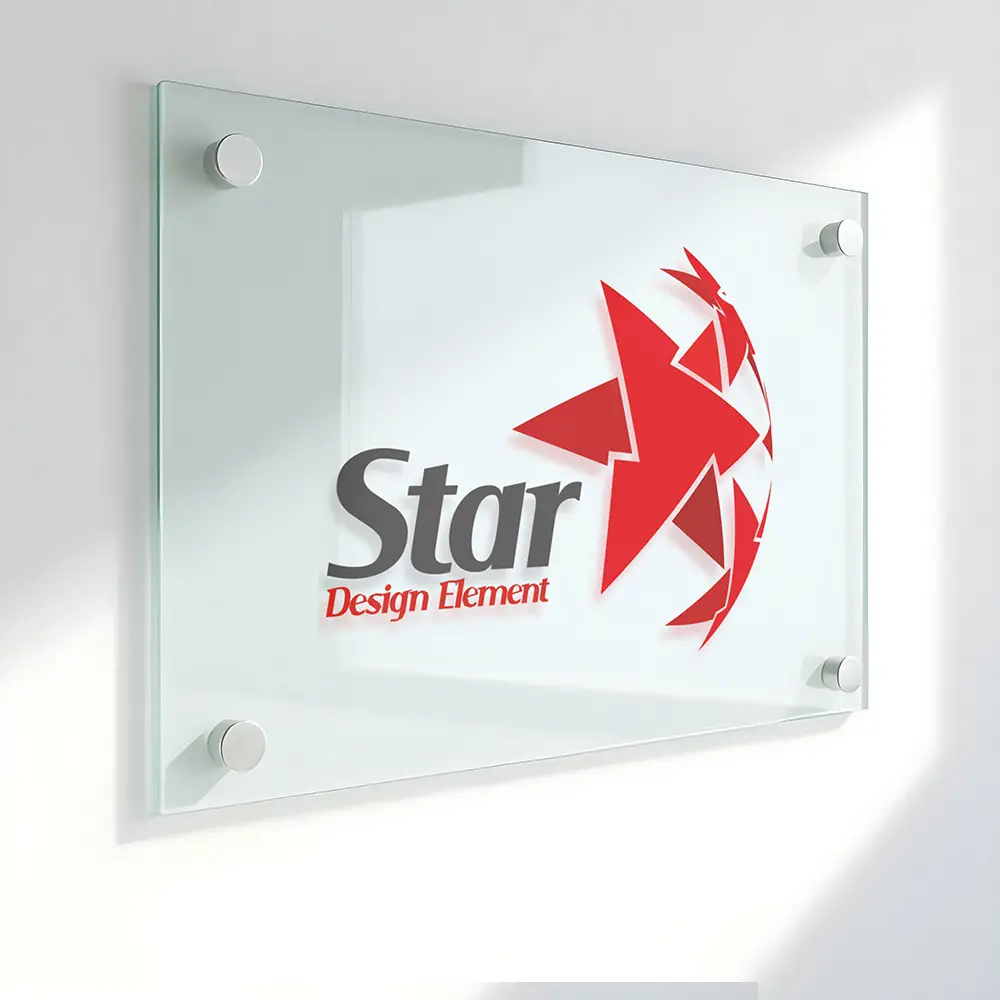 Pleksi Kapı İsimliği (Pleksi Kapı Tabelası) (60x40cm)