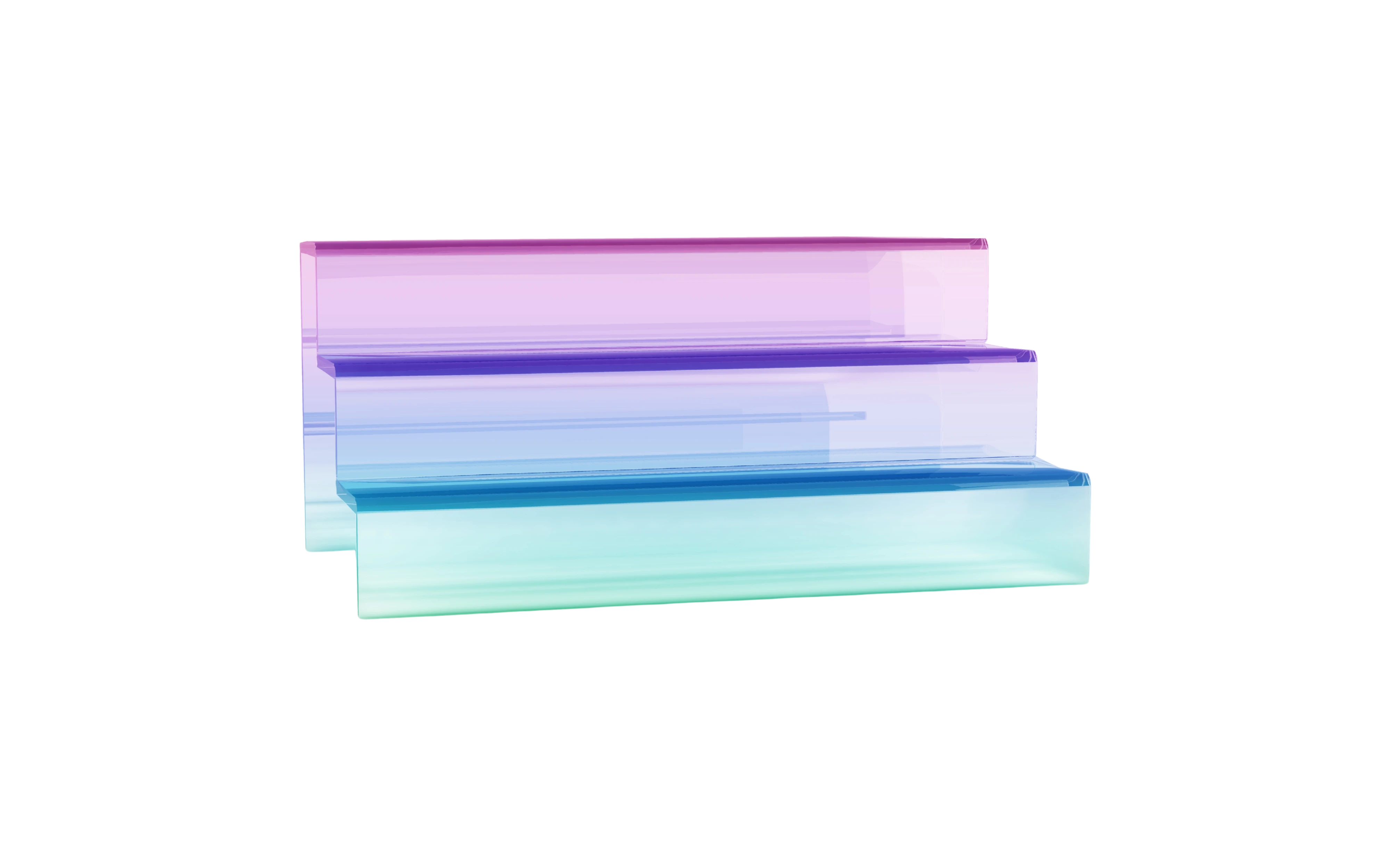 Pleksi Akrilik Merdiven Stand