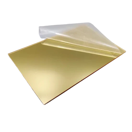 Gold Aynalı Pleksi Plaka 2,8mm (122x244cm)