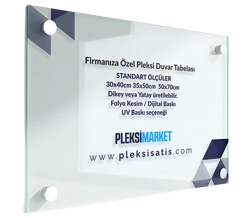 PLEKSİ KAPI TABELASI