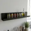 30 mm Pleksi Duvar Rafı – Lazer Kesim Şeffaf, Siyah ve Beyaz Raflar (30-100 cm)